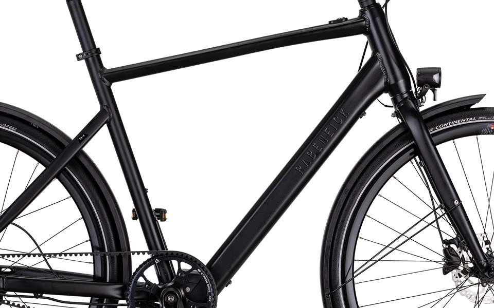 Rabeneick TX-E Singlespeed / Bafang / 252Wh / Disc / Gates schwarz – Bild 4