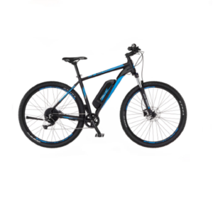 FISCHER E-Bike Pedelec Mountainbike MONTIS EM 1724, Rahmenhöhe 51 cm, 29 Zoll, Akku 557 Wh, Hinterradmotor, Kettenschaltung, LCD Display, schwarz - Schwarz