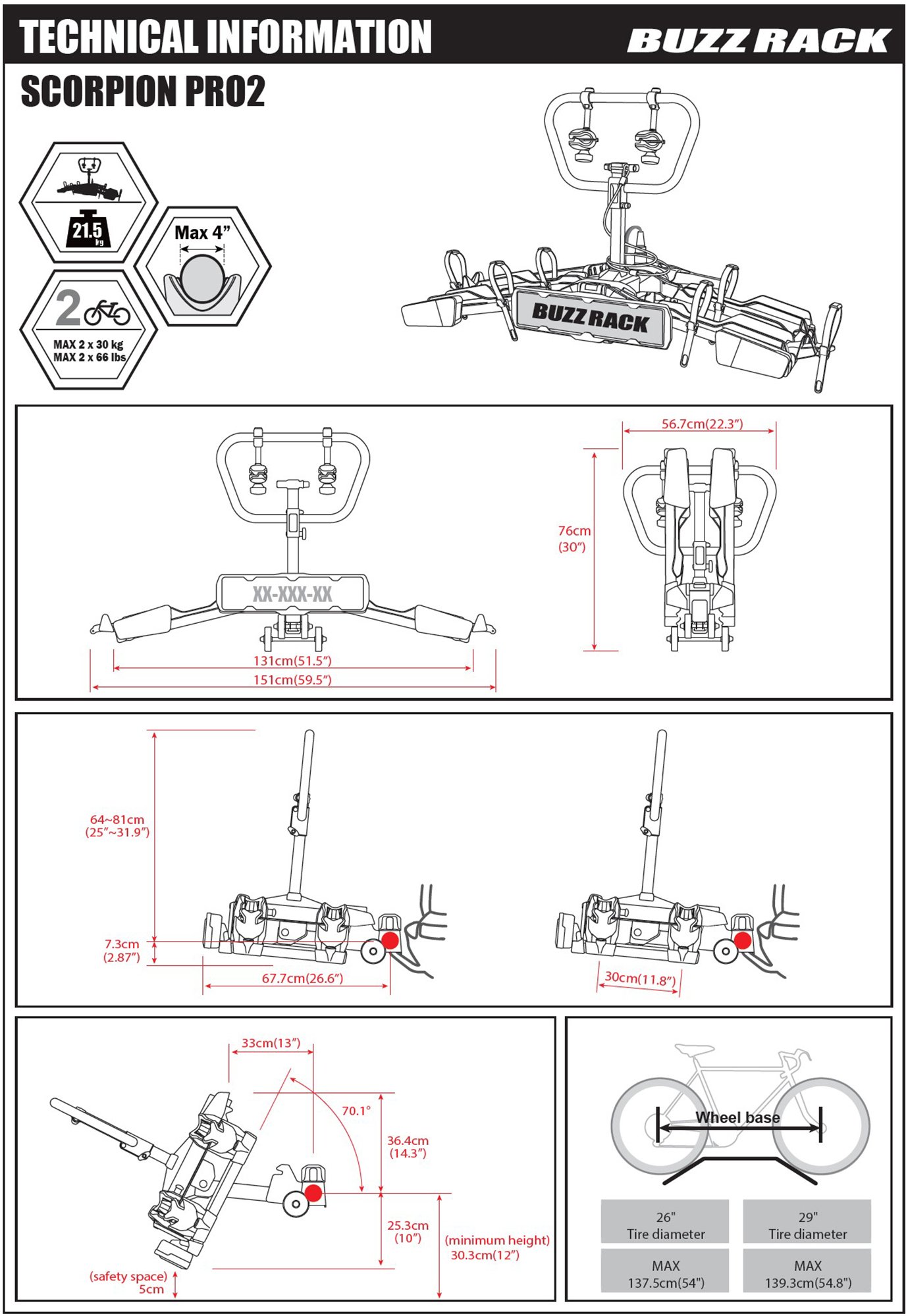 Buzzrack Scorpion PRO 2 - Fahrradträger – Bild 2